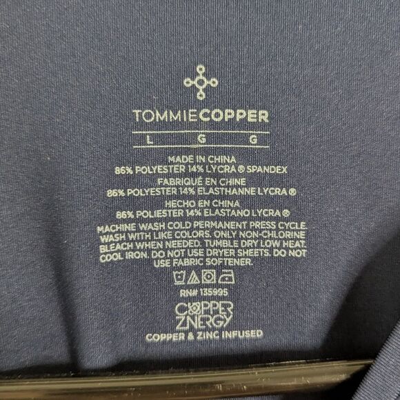 Tommie Copper Navy Long Sleeve Shirt Large - Picture 5 of 5